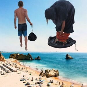Sac de rangement Après — pour le maillot mouillé, noir