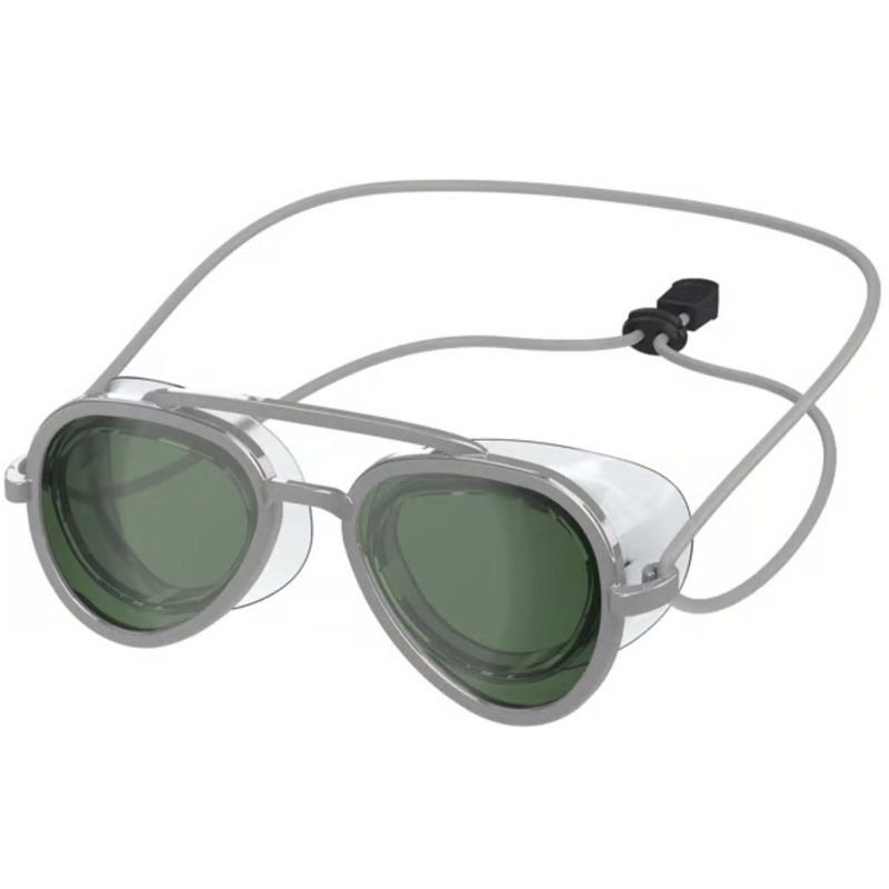 Lunettes de natation Avant — monture ronde, verres teintés doux